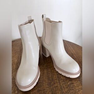 MIA Cream Ankle Booties